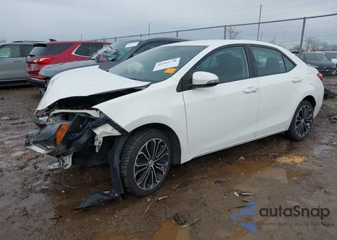2015 Toyota Corolla S Plus from USA, damaged, VIN 2T1BURHE3FC395162